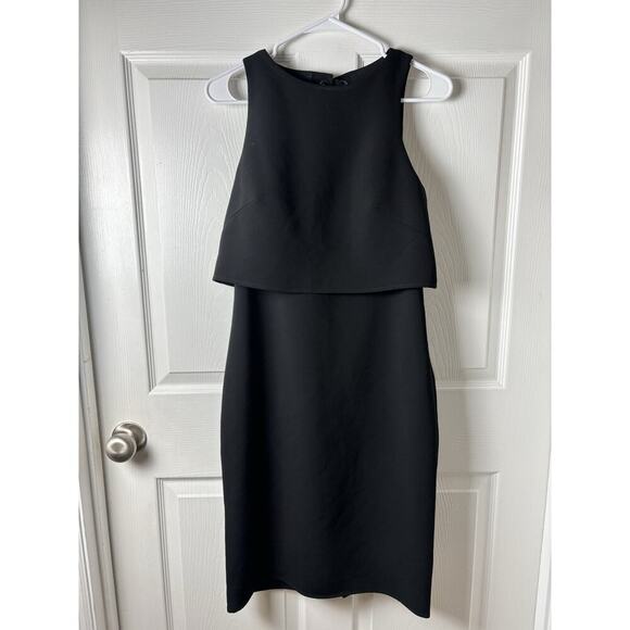 Rag & Bone Black Peek A Boo Back Sleeveless Old Money Country Club Dress Size S - Picture 1 of 8